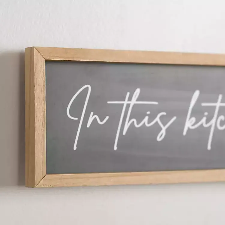 Wall Quotes & Signs-Kirklands Home We Lick the Spoon Wall Plaque Black