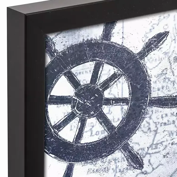 Canvas Art-Kirklands Home Navy Nautical Framed Canvas Art Print