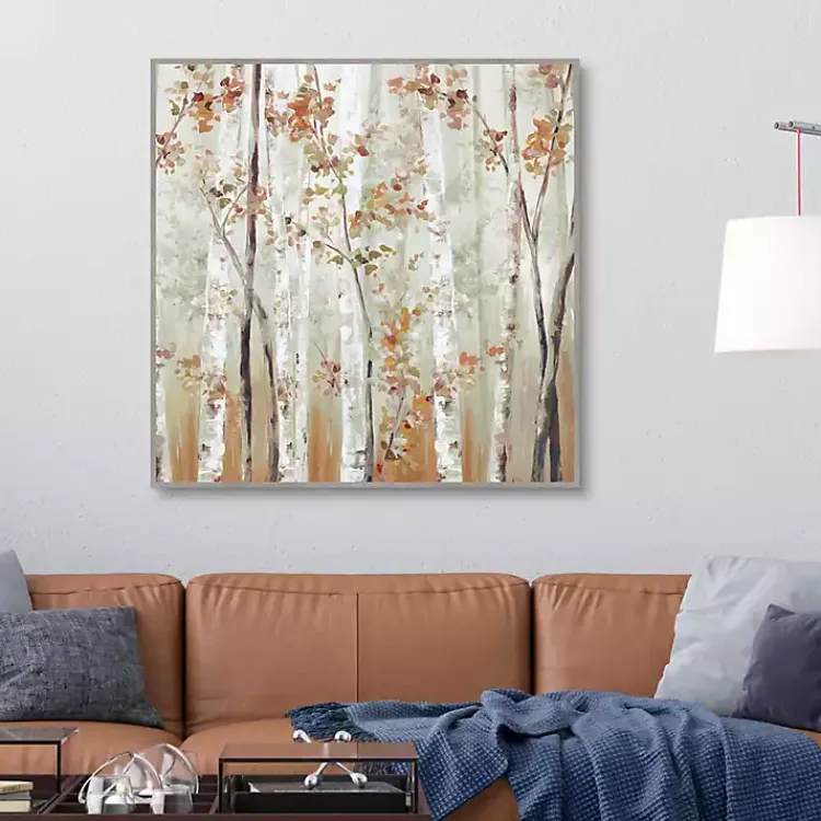 Canvas Art-Kirklands Home Birch Wood III Framed Canvas Art Print