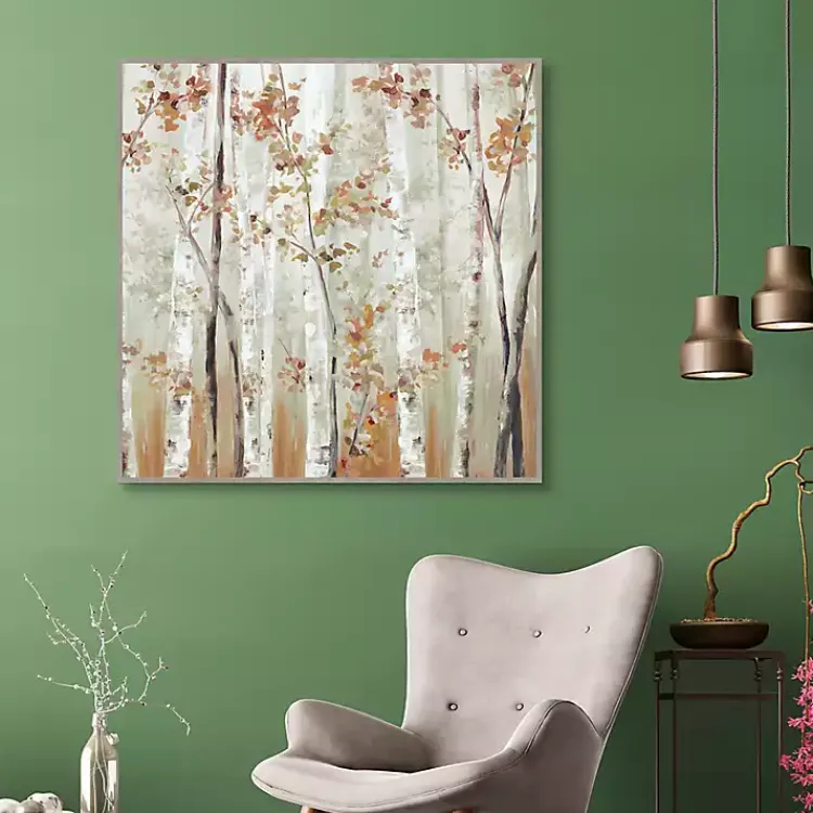 Canvas Art-Kirklands Home Birch Wood III Framed Canvas Art Print
