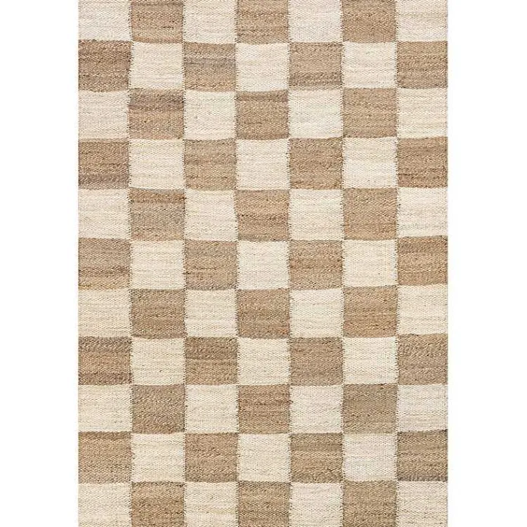 Area Rugs-Kirklands Home Checkered Jute Area Rug, 8x10