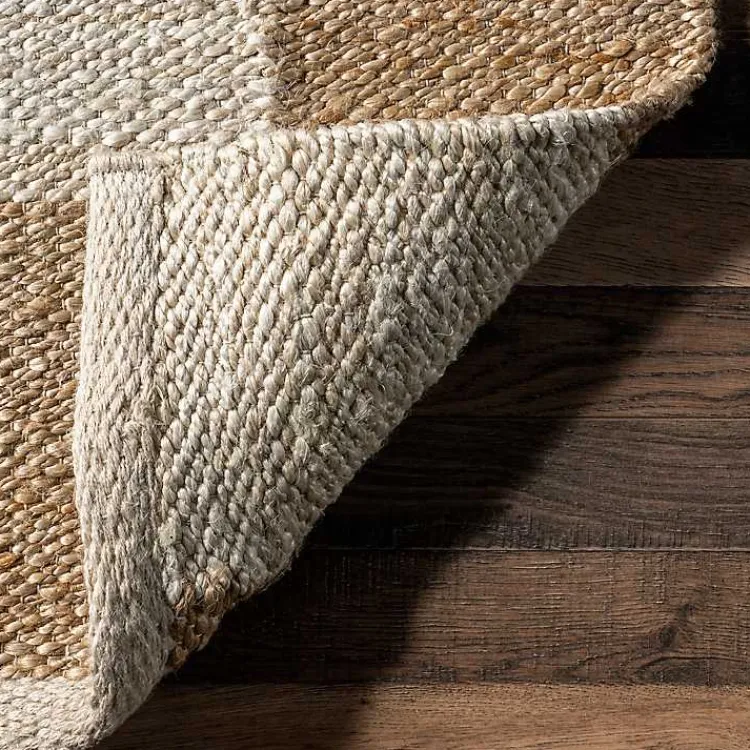 Area Rugs-Kirklands Home Checkered Jute Area Rug, 8x10