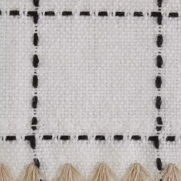 Kitchen Accessories-Kirklands Home Black Plaid Eat Drink Enjoy 4-pc. Dish Towel Set