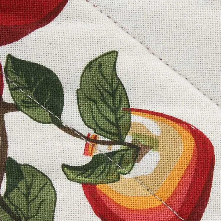 Kitchen Accessories-Kirklands Home Red Apples 4-pc. Kitchen Towel and Pot Holder Set