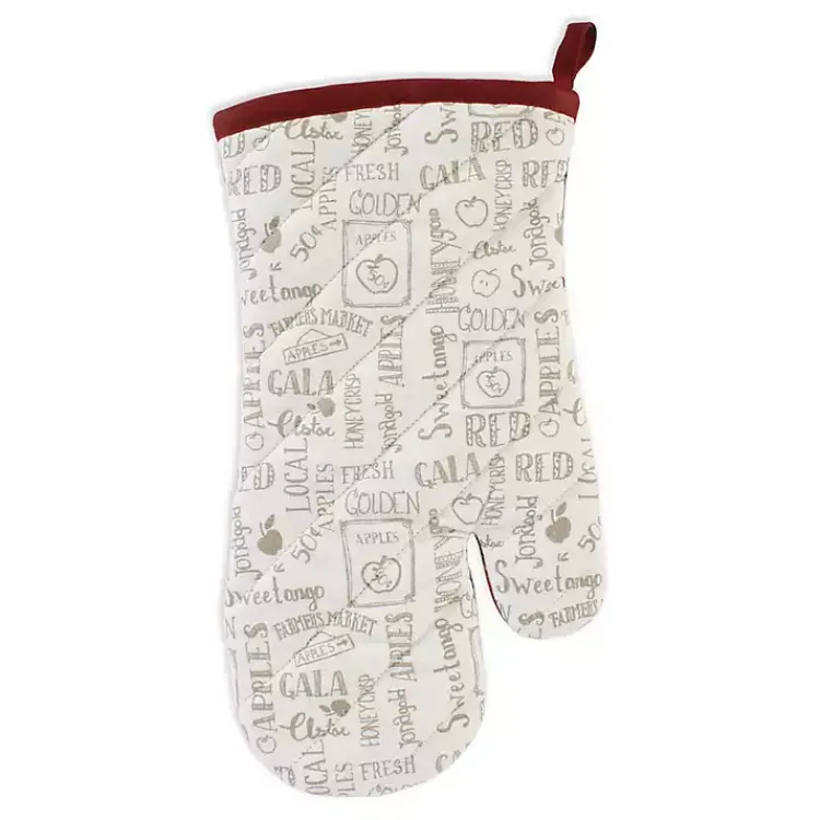 Kitchen Accessories-Kirklands Home Red Apples 4-pc. Kitchen Towel and Pot Holder Set