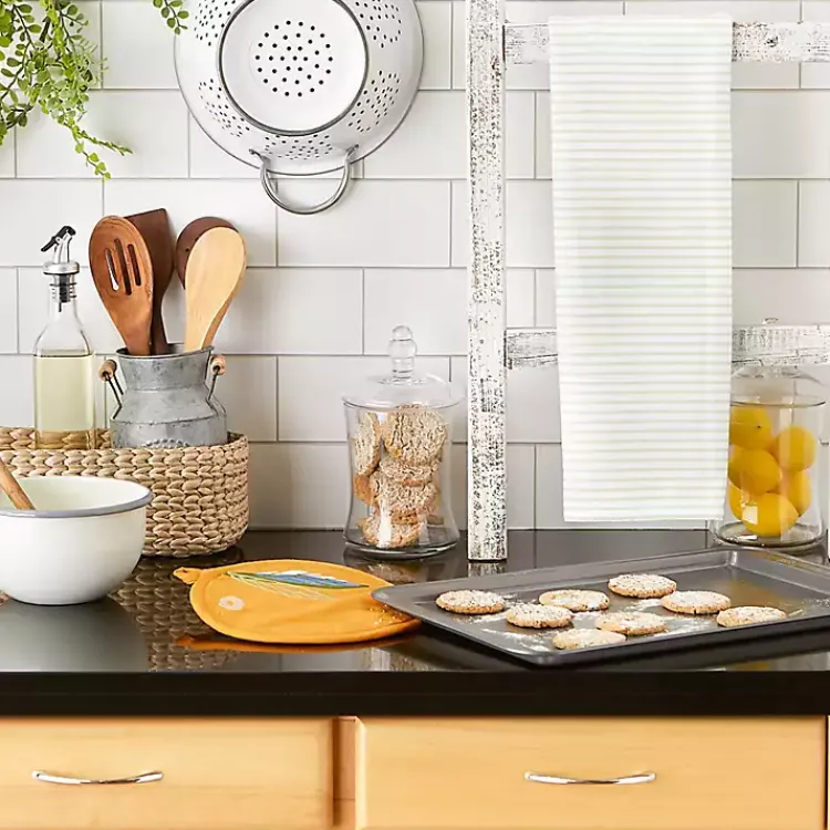 Kitchen Accessories-Kirklands Home Orange 2-pc. Kitchen Towel and Pot Holder Set