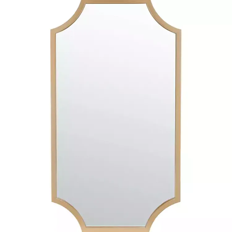 Decorative Mirrors-Kirklands Home Elenin Gold Scalloped Wall Mirror
