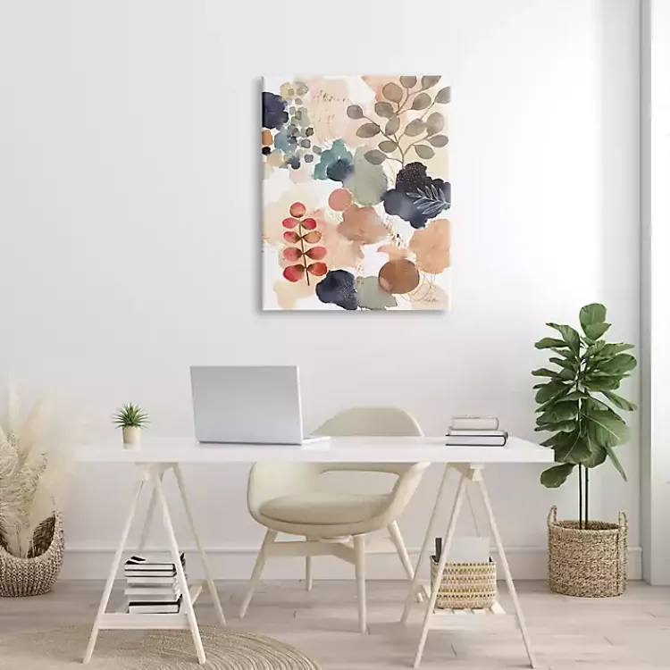 Canvas Art-Kirklands Home Abstract Botanical Collage Canvas Print, 30x40 in. Multi