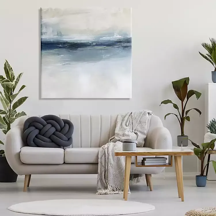 Canvas Art-Kirklands Home Abstract Nautical Horizon Canvas Print, 36x36 in.