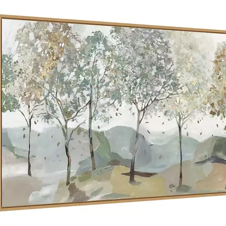 Canvas Art-Kirklands Home Breezy Landscape Trees I Framed Canvas Art Print