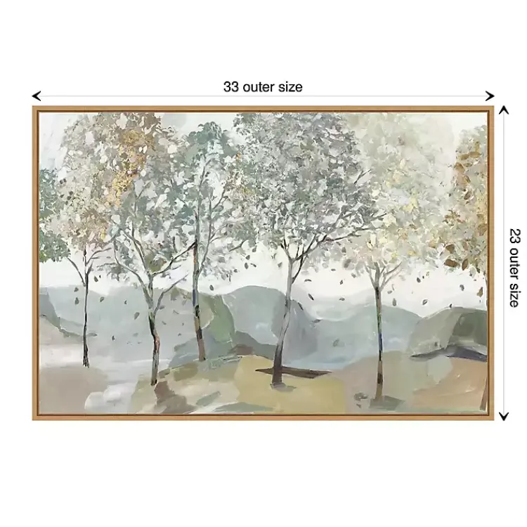 Canvas Art-Kirklands Home Breezy Landscape Trees I Framed Canvas Art Print