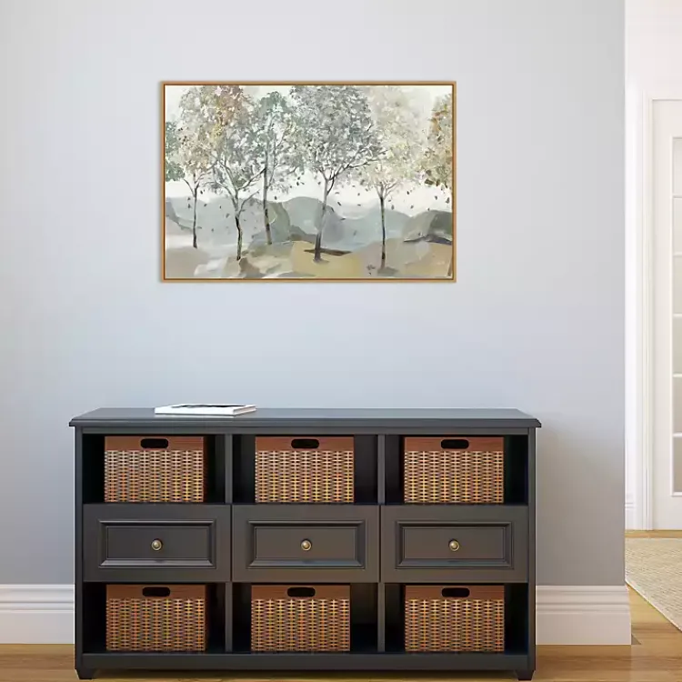 Canvas Art-Kirklands Home Breezy Landscape Trees I Framed Canvas Art Print