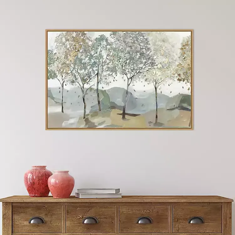 Canvas Art-Kirklands Home Breezy Landscape Trees I Framed Canvas Art Print