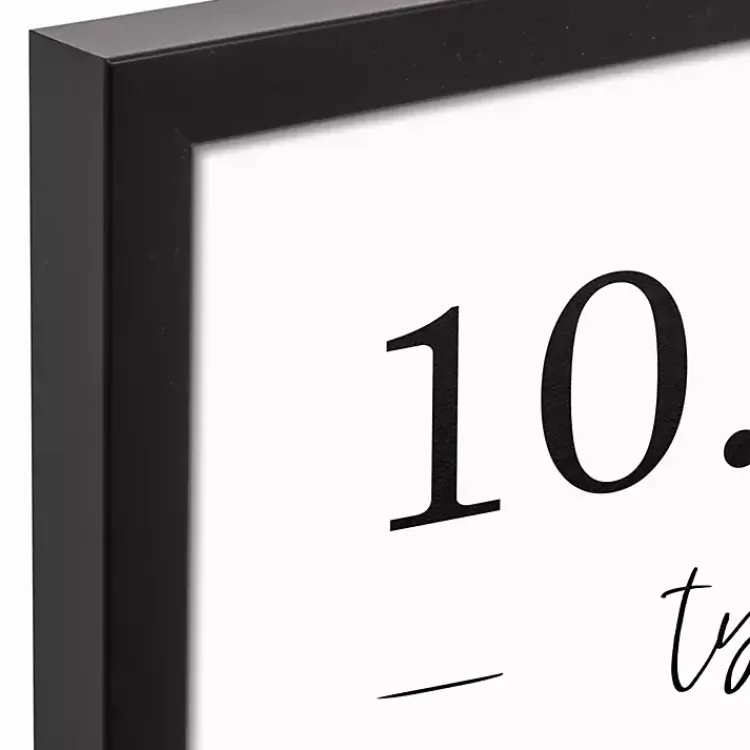 Wall Quotes & Signs-Kirklands Home Personalized Names & Dates Framed Canvas Print