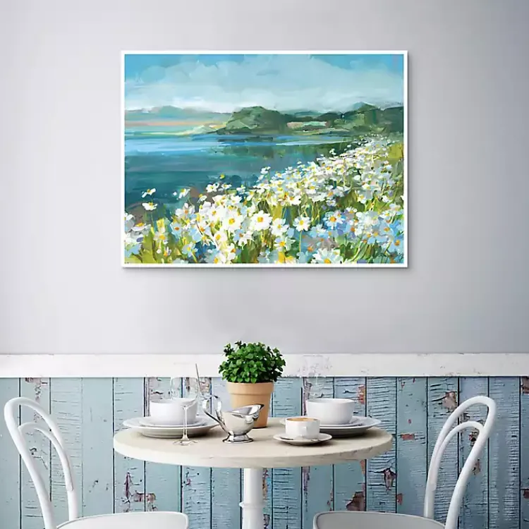 Canvas Art-Kirklands Home Wild Daisy Bay Framed Canvas Art Print