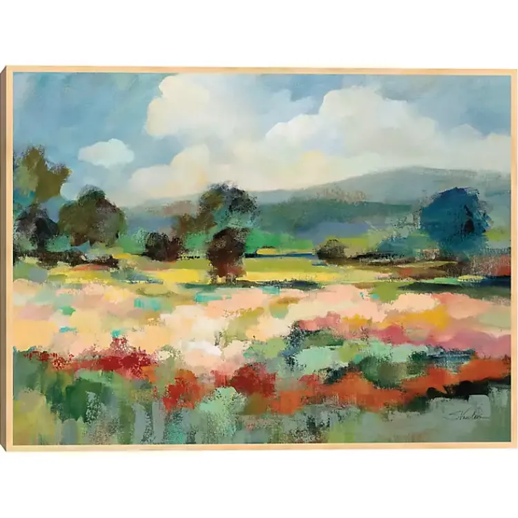 Canvas Art-Kirklands Home Before the Summer Rain Framed Canvas Art Print