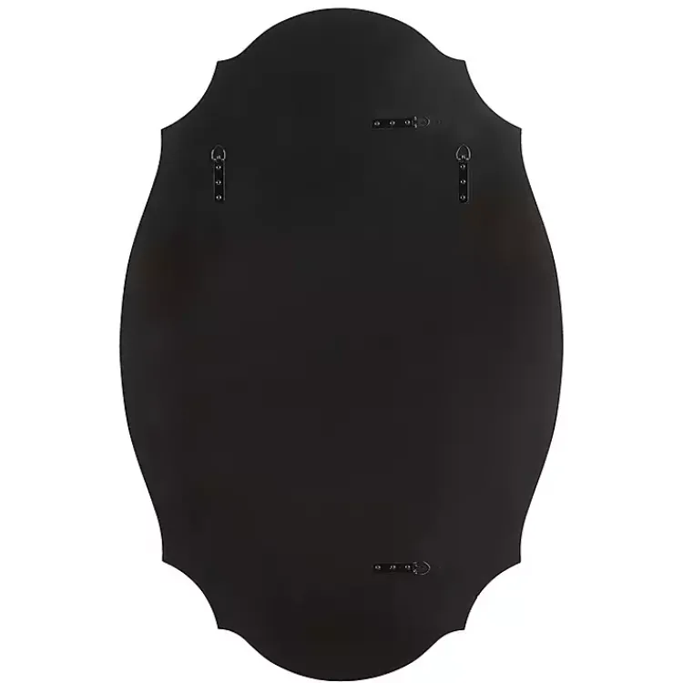 Decorative Mirrors-Kirklands Home Antique Bronze Curved Wall Mirror