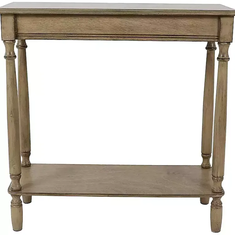 Console Tables-Kirklands Home Antique Rectangular Console Table Brown