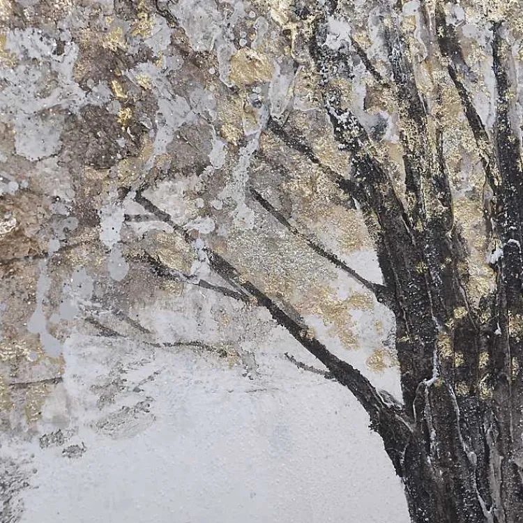 Framed Art-Kirklands Home Gold Tree Rice Paper Framed Art Print