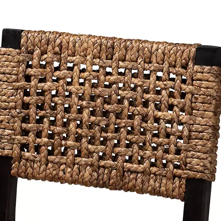 Bar Stools & Counter Height Stools-Kirklands Home Dark Mahogany Lattice Counter Stool Brown