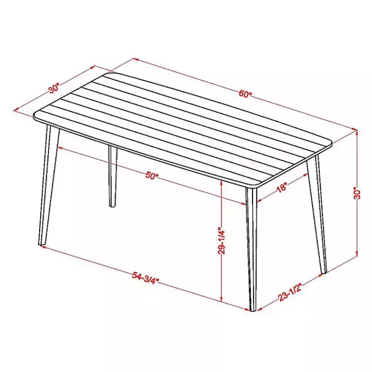 Dining Tables-Kirklands Home Dark Wood and Metal Dining Table Gray