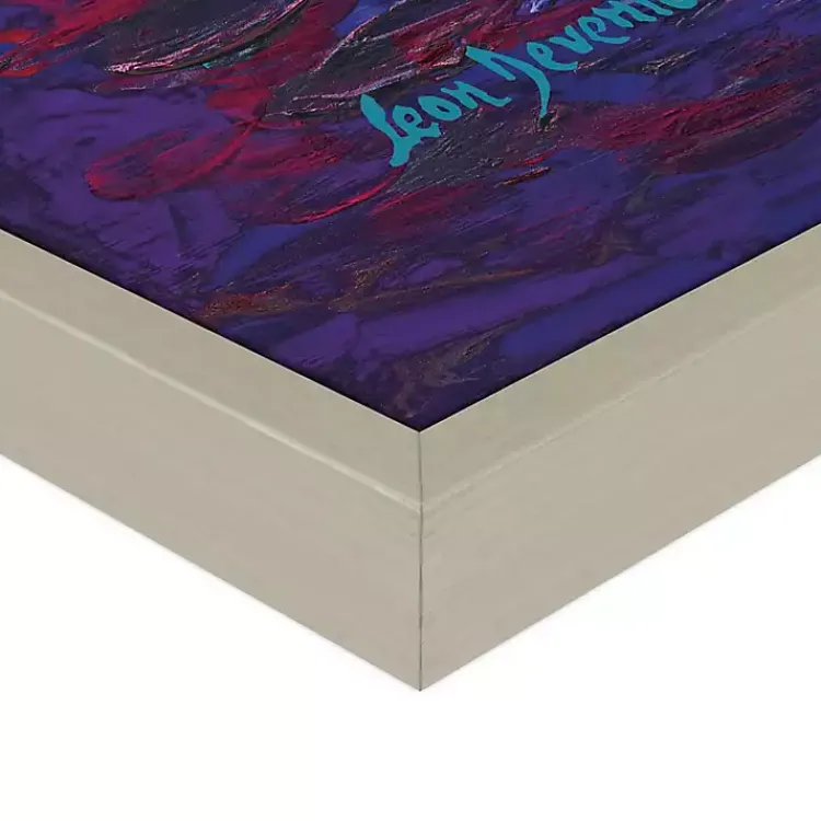 Canvas Art-Kirklands Home Colorful Dance of Leaves Framed Canvas Art Print