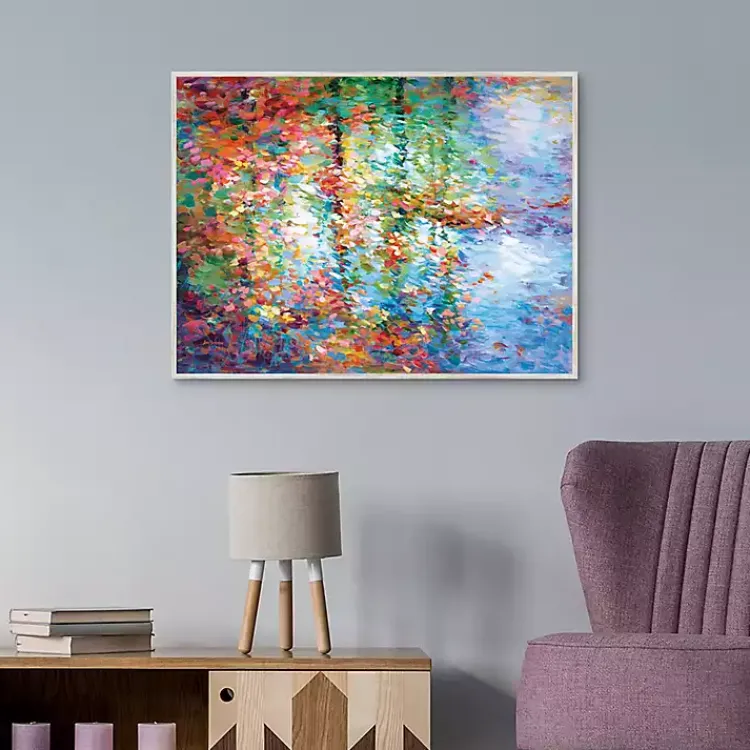Canvas Art-Kirklands Home Colorful Reflections I Framed Canvas Art Print