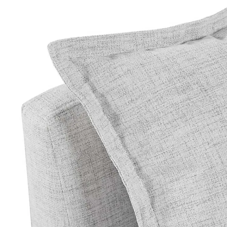 Sofas & Loveseats-Kirklands Home Silver Modular Armless Accent Chair Gray