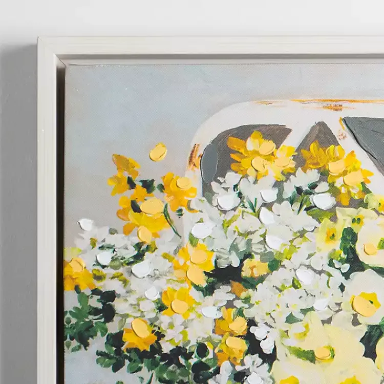 Canvas Art-Kirklands Home Sitting Pretty Framed Canvas Art Print