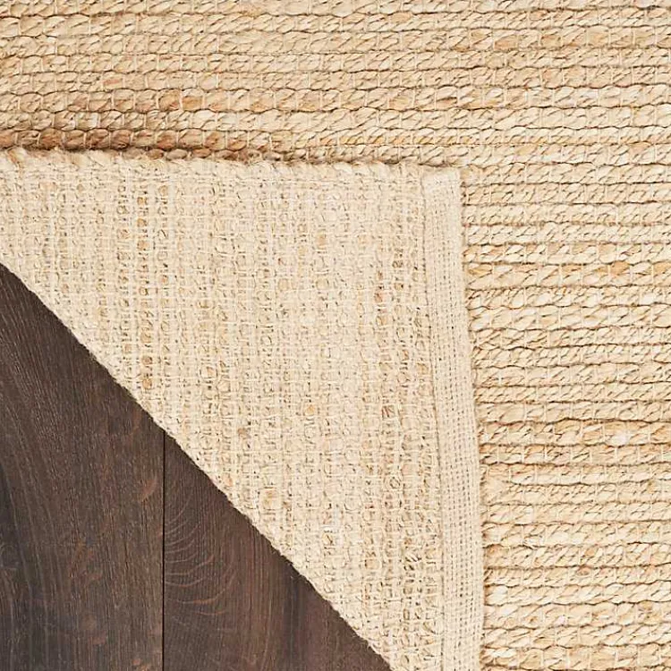 Area Rugs-Kirklands Home Natural Bleached Jute Area Rug, 3x5 Tan