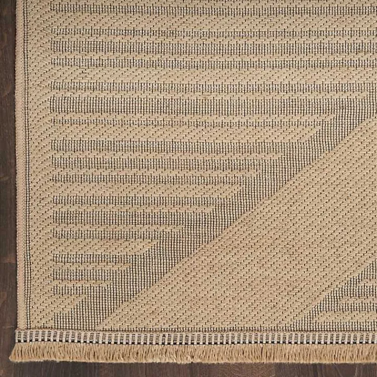 Area Rugs-Kirklands Home Natural Jute Woven Diamond Area Rug, 7x9