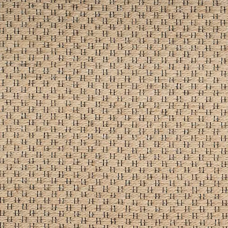 Area Rugs-Kirklands Home Natural Jute Solid Woven Area Rug, 3x5 Tan