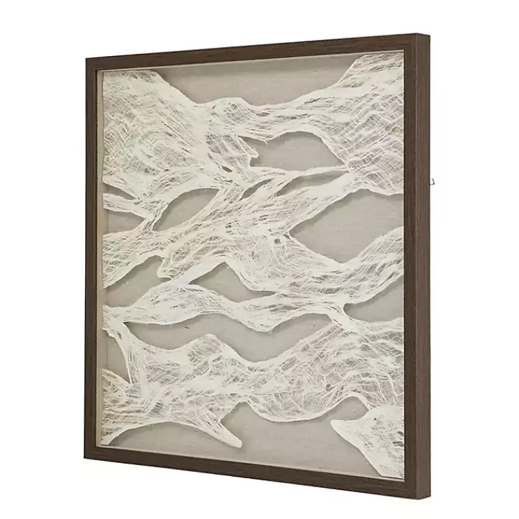 Wall Plaques-Kirklands Home Abstract Rice Paper Framed Wall Plaque