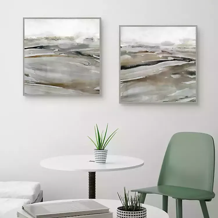 Framed Art-Kirklands Home Windblown Sands Framed Canvas Art Prints, Set of 2