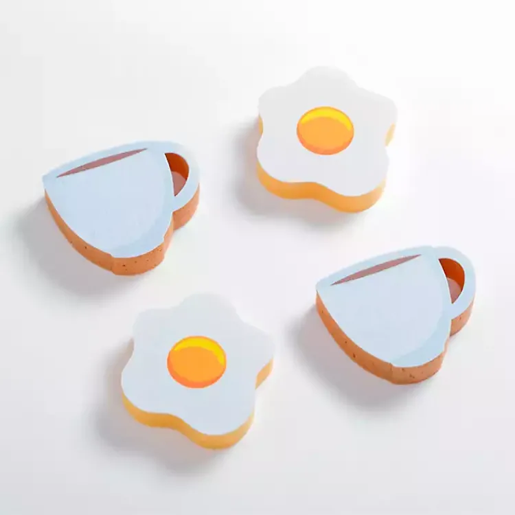 Kitchen Accessories-Kirklands Home Breakfast Sponges, Set of 4