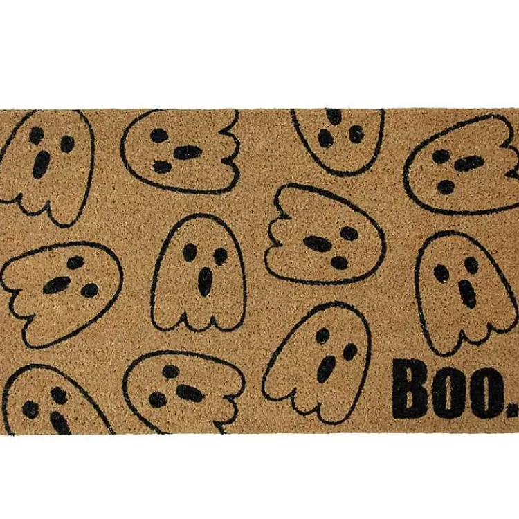 Doormats-Kirklands Home Floating Ghosts Boo Coir Doormat