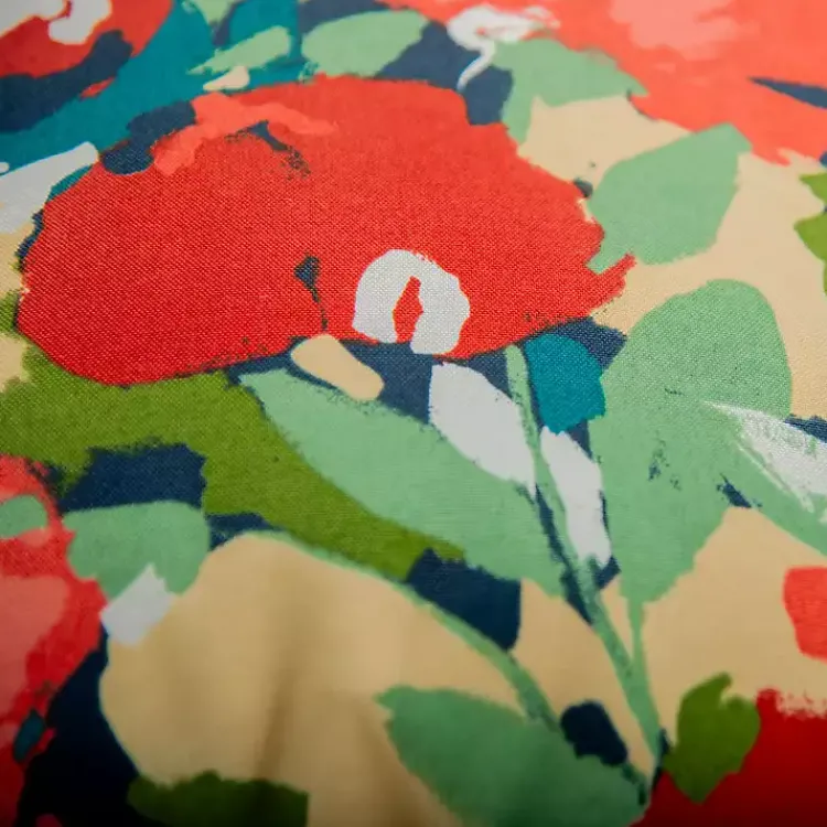 Outdoor Cushions & Pillows-Kirklands Home Multicolor Abstract Floral Outdoor Pillow, 22 in.