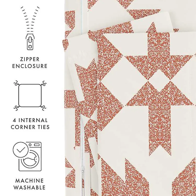 Duvets-Kirklands Home Clay Adobe Diamond 2-pc. Twin Duvet Cover Set