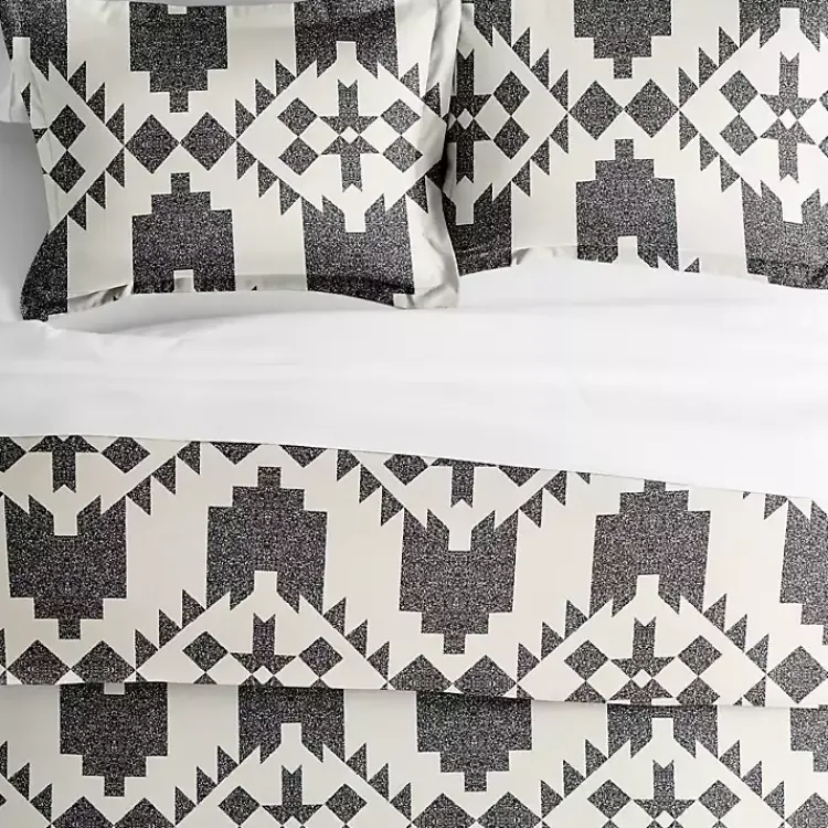 Duvets-Kirklands Home Gray Adobe Diamond 2-pc. Twin Duvet Cover Set