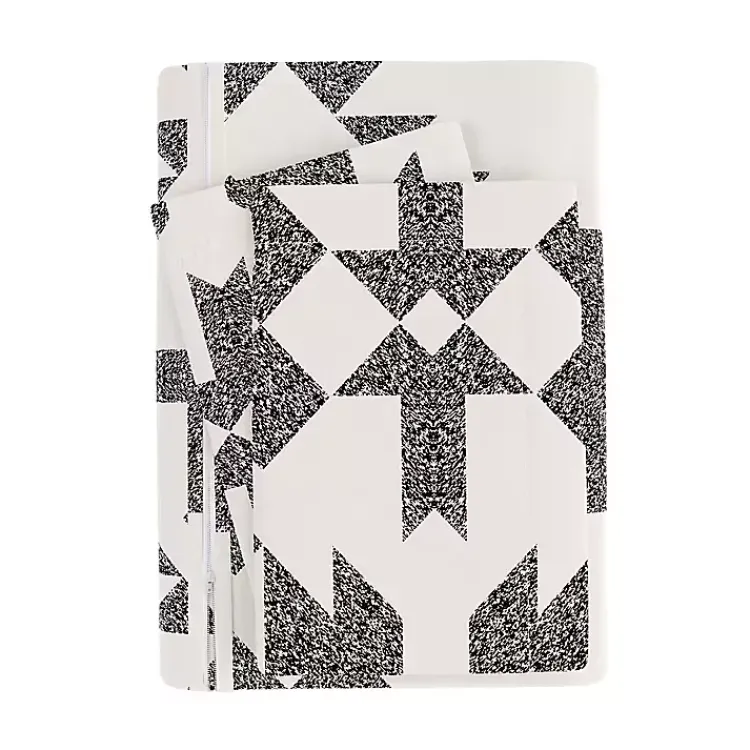 Duvets-Kirklands Home Gray Adobe Diamond 2-pc. Twin Duvet Cover Set