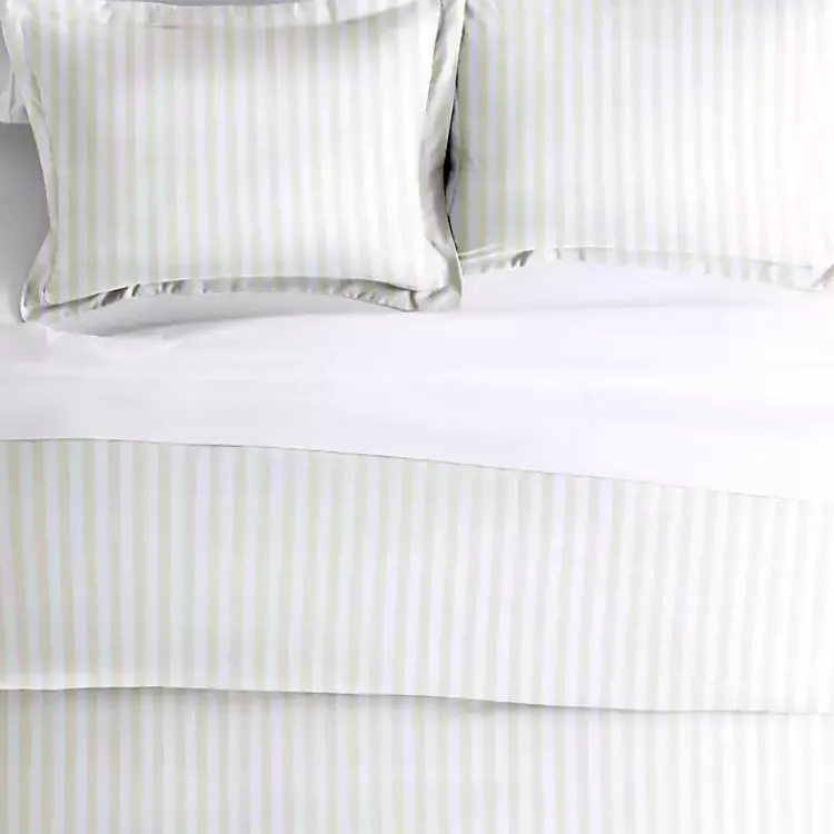 Duvets-Kirklands Home Tan Rugged Stripe 2-pc. Twin Duvet Cover Set