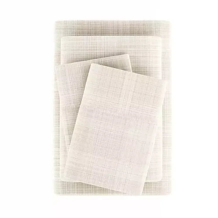 Bed Sheets-Kirklands Home Soft Thatch 3-pc. Twin Sheet Set Tan