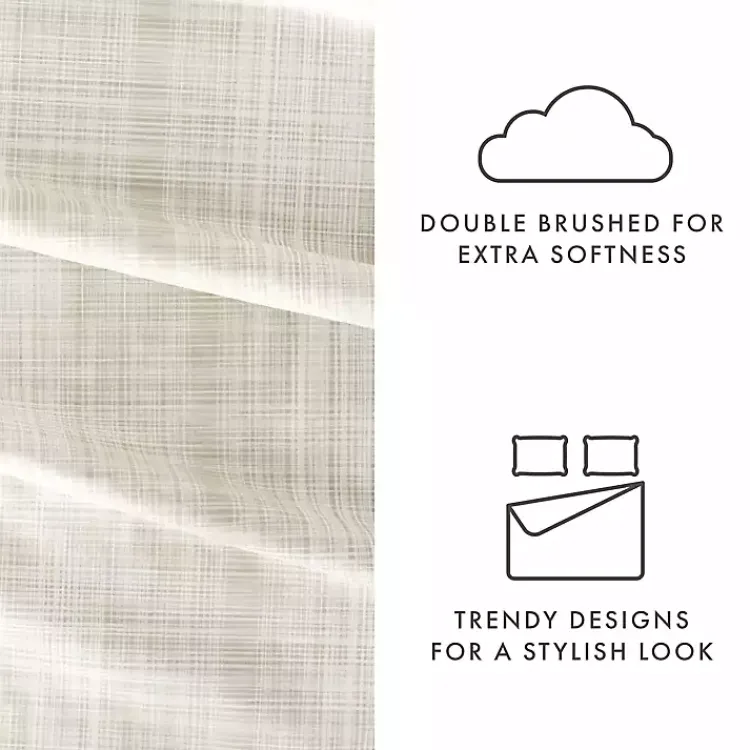 Bed Sheets-Kirklands Home Soft Thatch 3-pc. Twin Sheet Set Tan