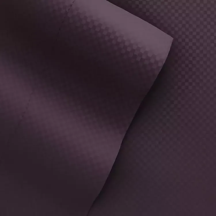 Bed Sheets-Kirklands Home Embossed Checkered 3-pc. Twin Sheet Set Purple