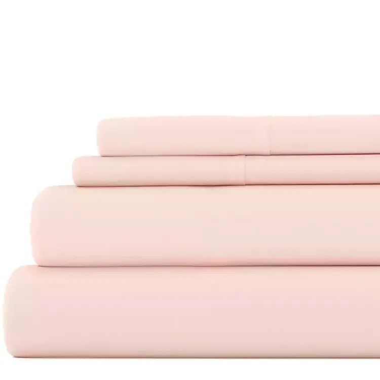 Bed Sheets-Kirklands Home Blush Ultra Soft 3-pc. Twin XL Sheet Set Pink