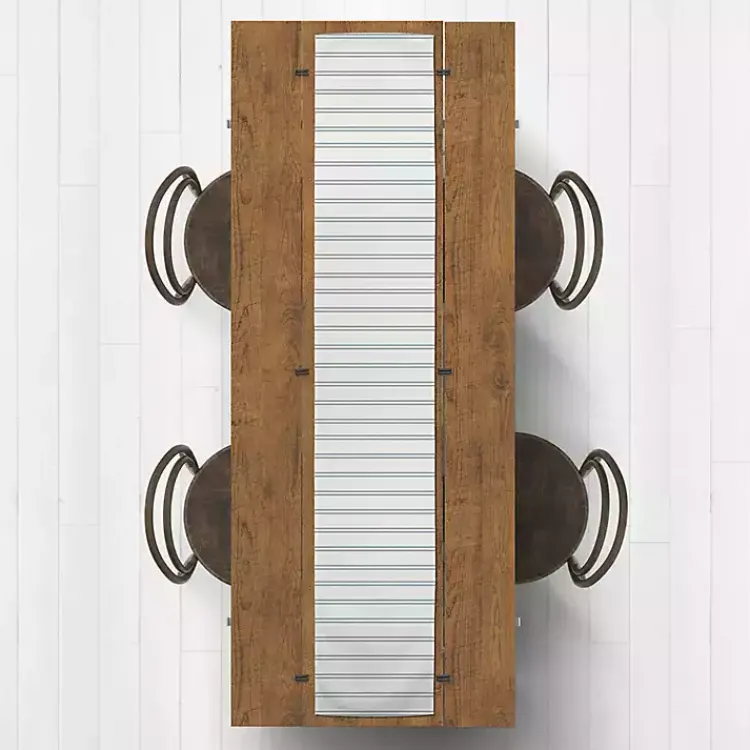 Table Linens-Kirklands Home Blue and White Country Stripe Table Runner, 72 in.