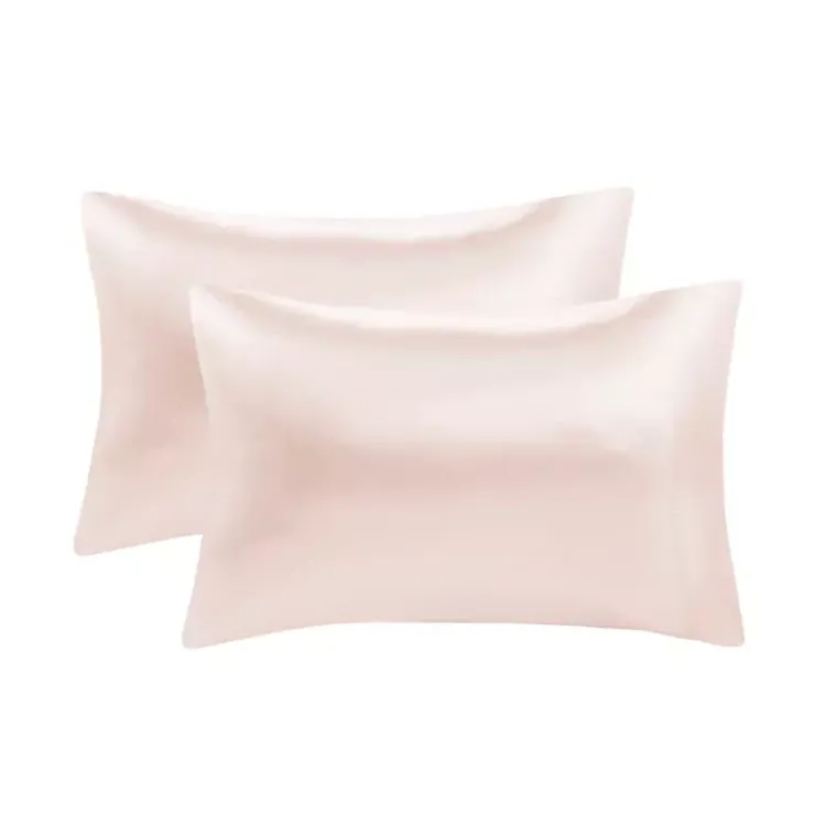 Bed Sheets-Kirklands Home Blush Satin King 2-pc. Pillow Case Set Pink