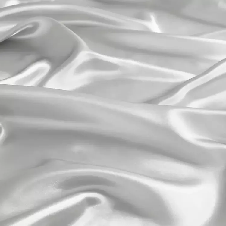 Bed Sheets-Kirklands Home Light Satin 6-pc. California King Sheet Set Gray