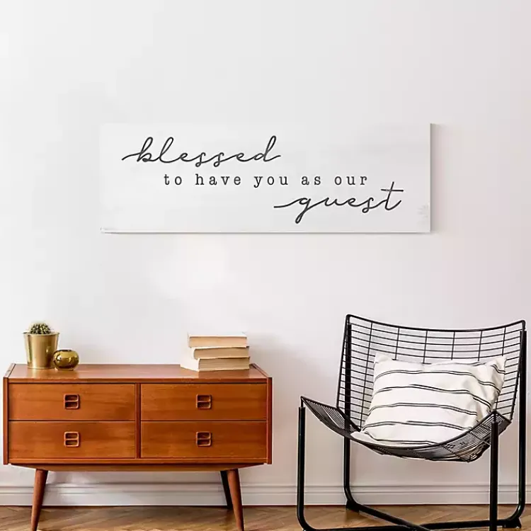 Wall Quotes & Signs-Kirklands Home Blessed to Have You Canvas Wall Plaque