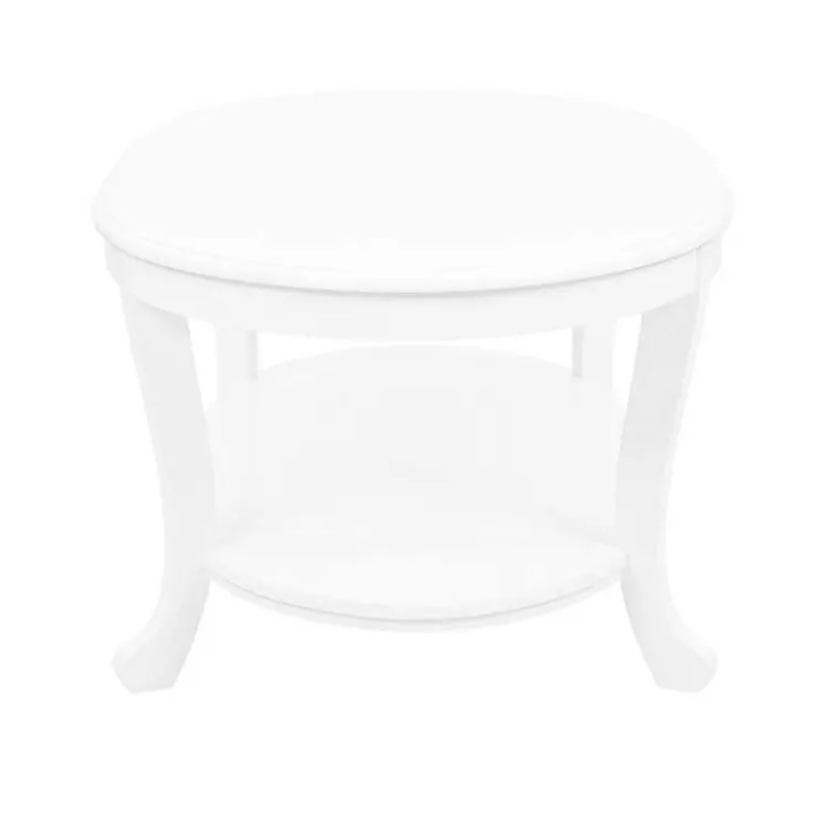 Coffee Tables-Kirklands Home Aubert Wood Coffee Table White